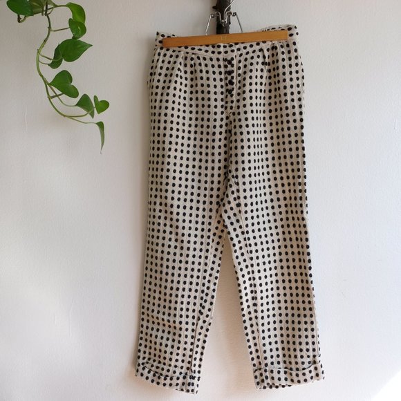 Ace & Jig Woven Slacks Polka Dot Small